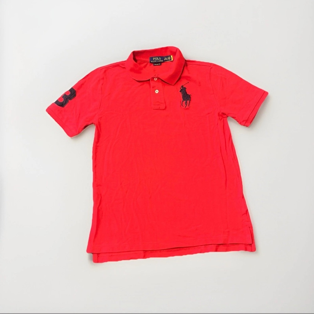 Ralph Lauren Kids Red Polo Shirt size L 14-16